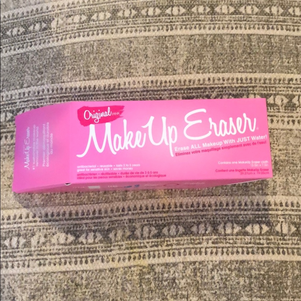 Original pink Makeup eraser cloth
